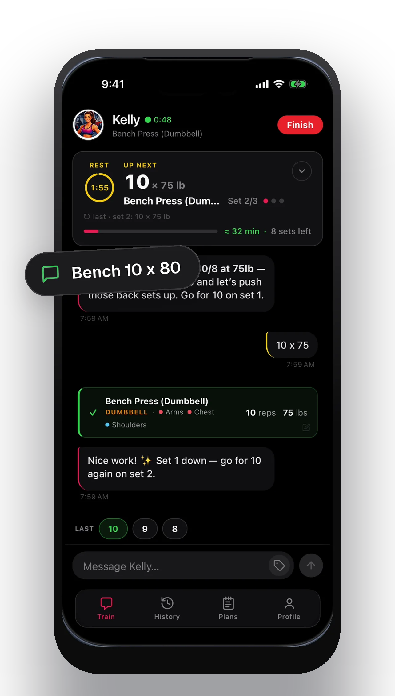 Say it, it's logged — natural language set logging