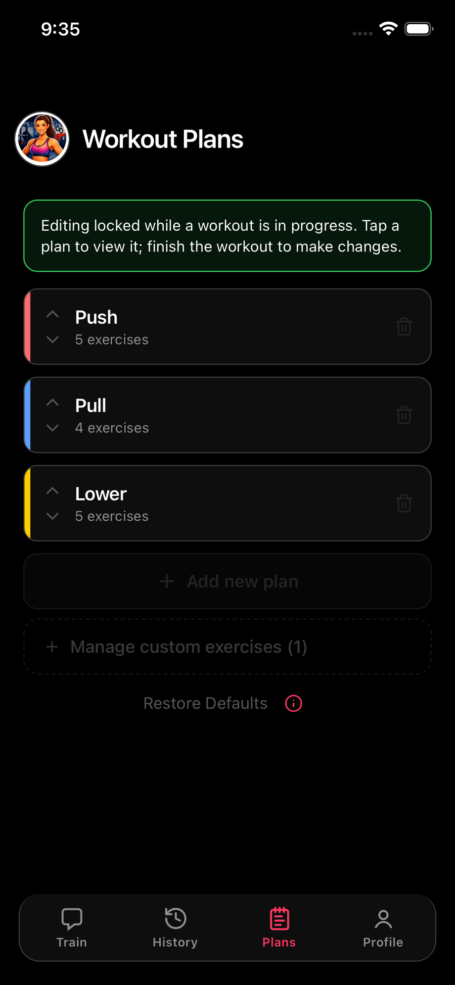 Workout Plans — your programs in one place